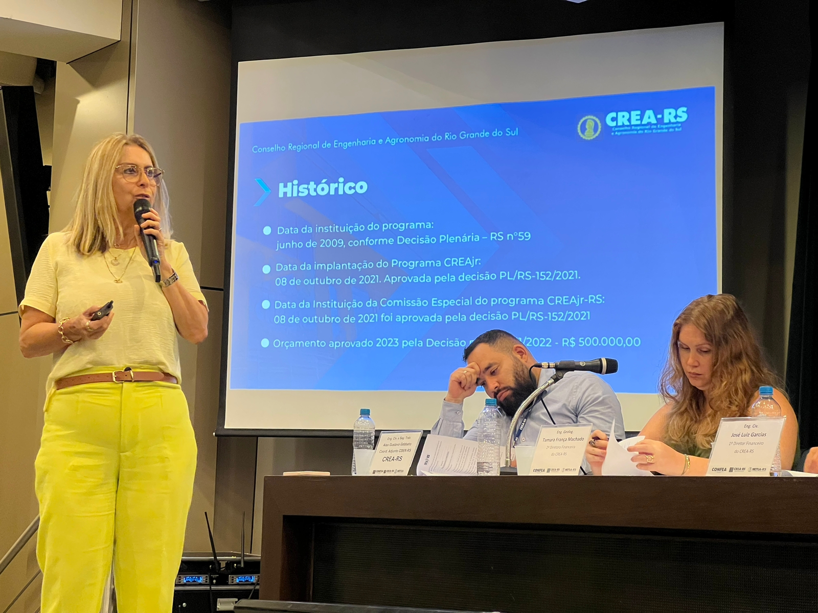 Superintendente Denise Russo apresentou o Regimento Interno do Programa aos conselheiros